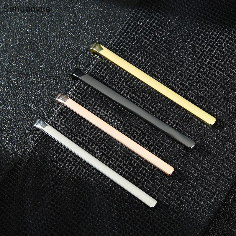 

Exquisite Daily-use Men's Metal Necktie Clips, Perfect for Business, Wedding and Party