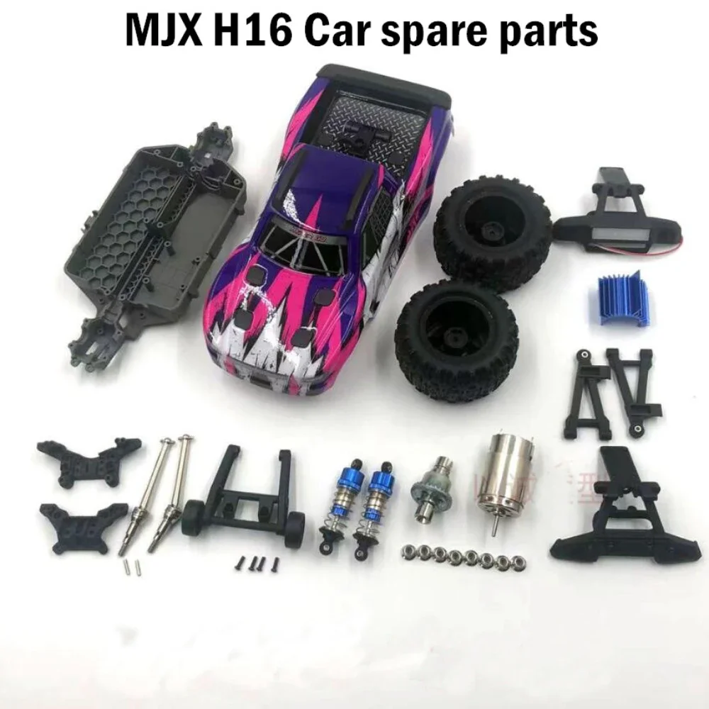 

MJX H16 H16H H16E H16P RC Car Spare Parts Car Shell Shock Absorber Arm Bearing Screw Steering Cup Rear Wheel Seat Plate Gear