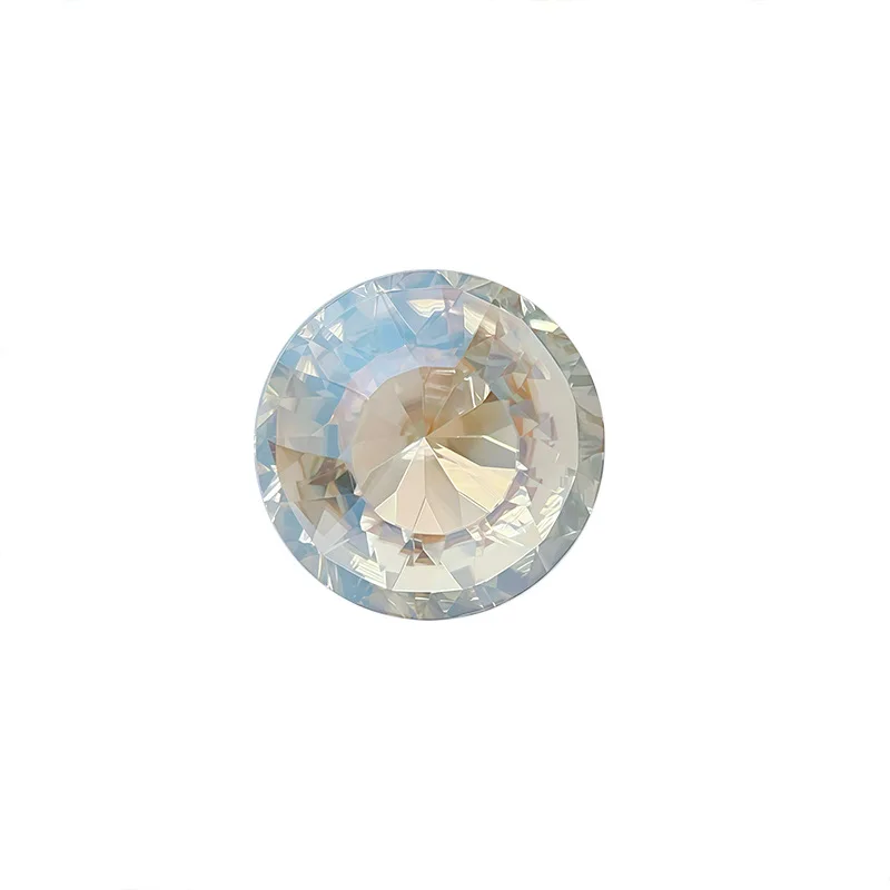 K9 Crystal 8mm Round diamonds Double layered flower Facets Pointed bottomed Gems Used for earrings necklaces Jewelry accessory