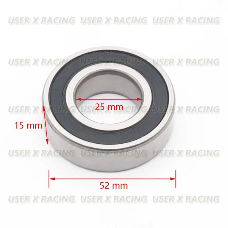 USERX Universal Motorcycle Bearing Brand New 6205-2RS 6205 2RS Motorcycle parts High Quality Secure Durable Waterproof