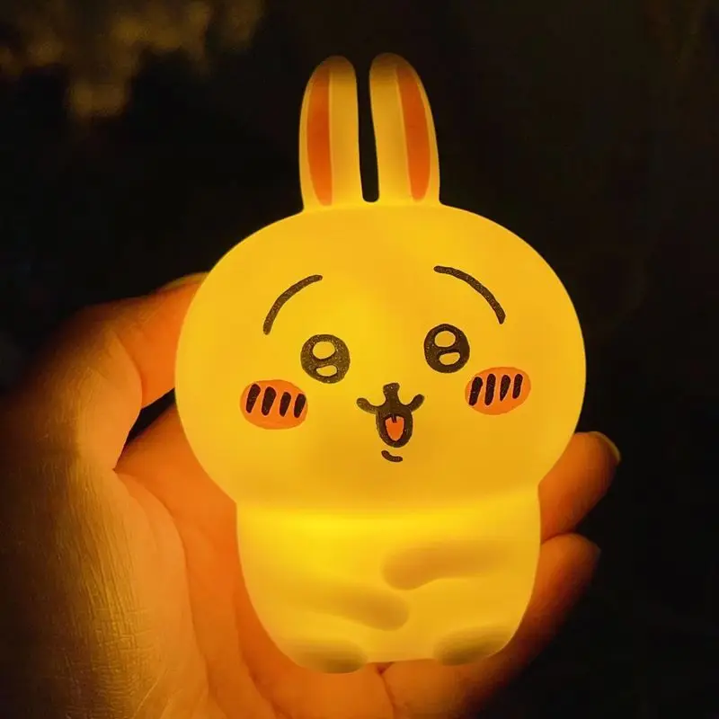 

Chiikawa Anime LED Night Light - Hachiware Usagi Rabbit Lamp, Bedroom Desktop Decor, Birthday Gift for Kids Girls Fans