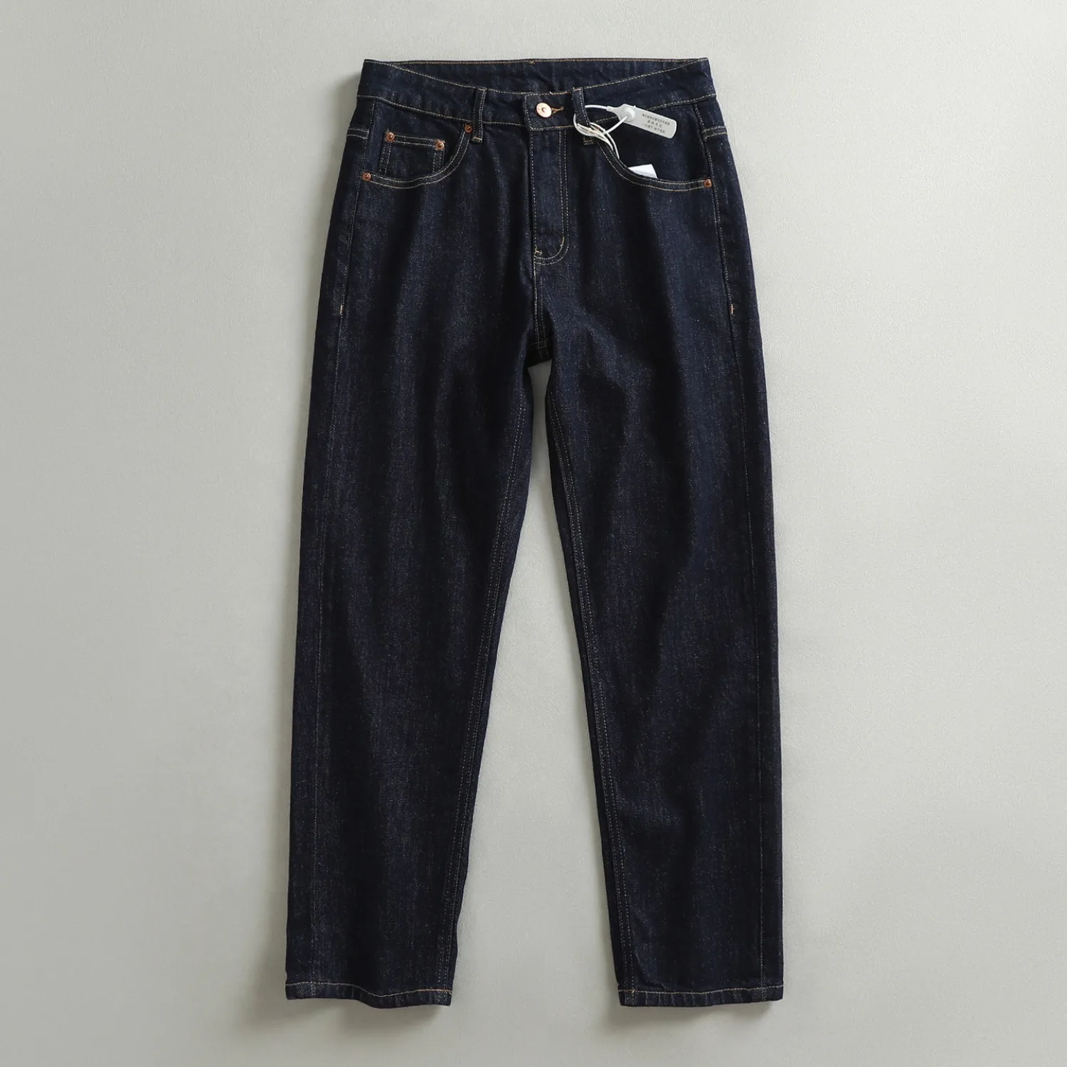 

Men's new retro American trend high street loose washed casual versatile jeans