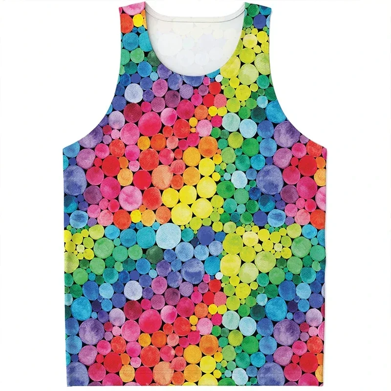 

Leopard Print Newest Men Women Streetwear Tank Top Mouse Pattern Harajuku Fashion Tee Shirts Sleeveless Fitness Gym Tops Vest