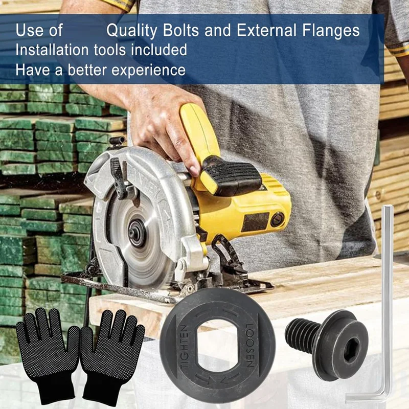 61004800   Стальная наружная зажимная шайба, с 648697 -00 Болт для дисковой пилы, болт для режущих станков DCS372 DCS390