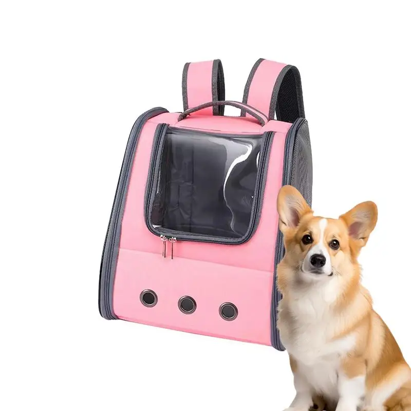 Dog Backpack Carrier Portable Foldable Cat Carrier Bag Folding Design Dog And Cat Bag For Walking Going Out Driving Traveling