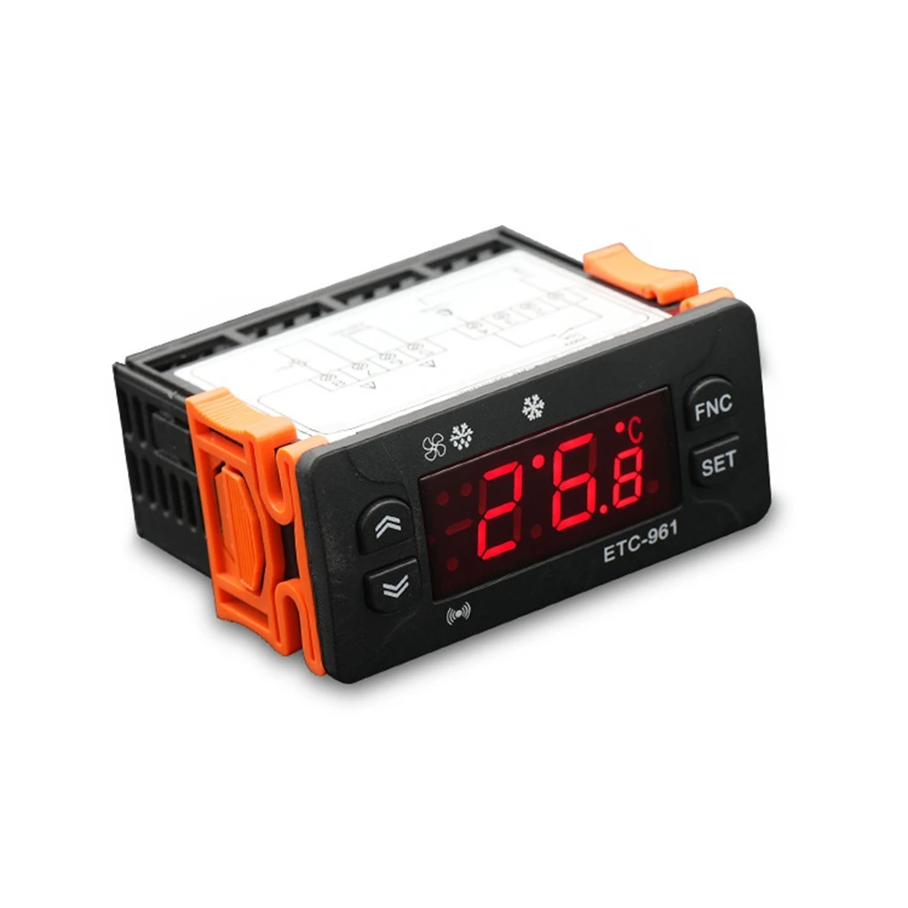 Flash Deal ETC-961 Thermostat Temperature Controller Humidity Control Thermometer Hygrometer Refrigeration Alarm 220V Sensor