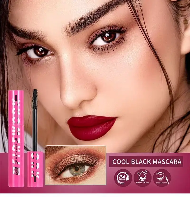 Nuova mascara waterproof con proprietà arricciate, allunganti, volumizzanti e antimacchia per le ciglia