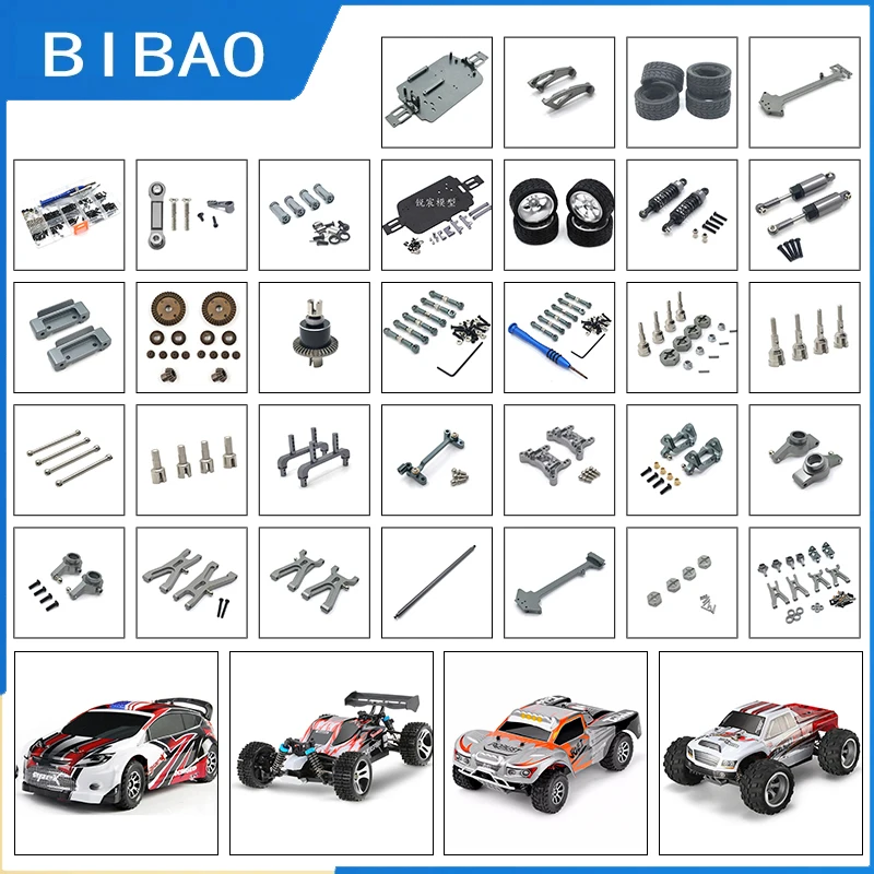 WLtoys 1:18 RC Car Spare Parts for A959-B High-Speed Car Original Accessories Screw/bearing/bolt A949-33 To A959-B-25