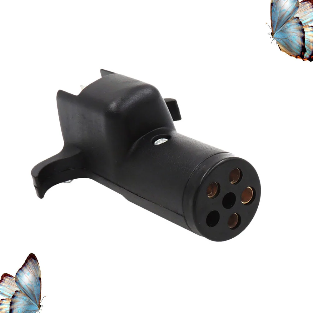 

1Pcs 4 Pin Trailer Adapter Connector Standard Waterproof Vehicle Plug Durable Trailer Connector for Towing Signal Light
