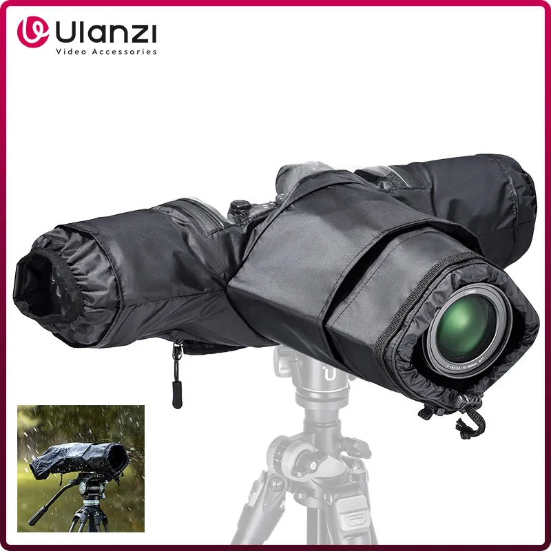 Ulanzi RC01 Professional Waterproof Camera Rain Cover Soft Rainproof Protector for Canon Nikon Sony Pentax Digital SLR Cameras