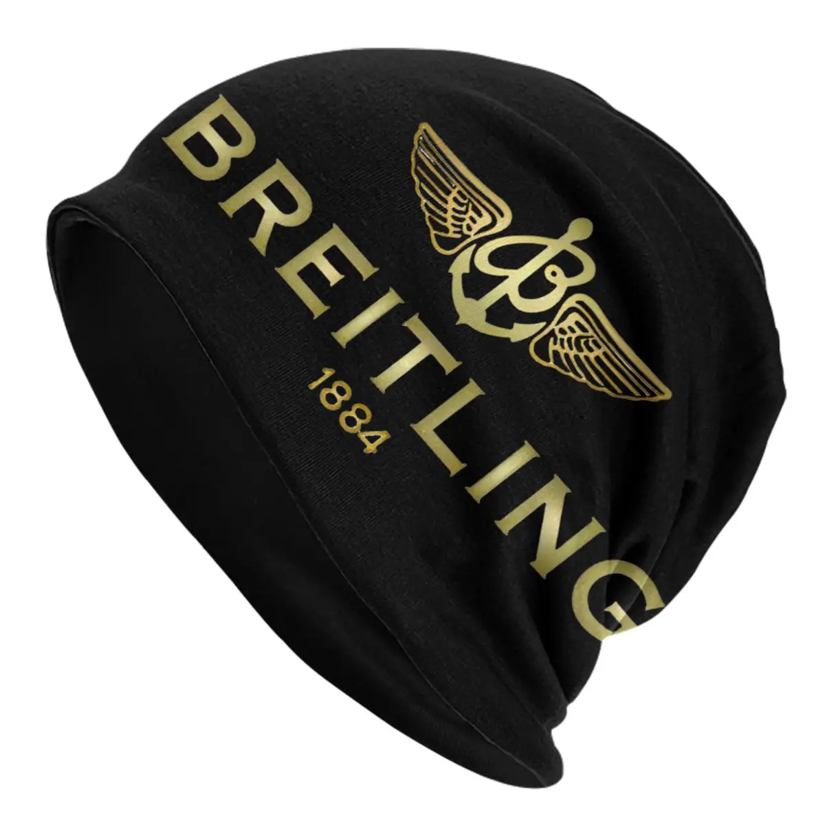 Women Men B-Breitling Chemo Beanie Cap Accessories Warm Headwear Bonnet Knitting Hats Gift for Birthday