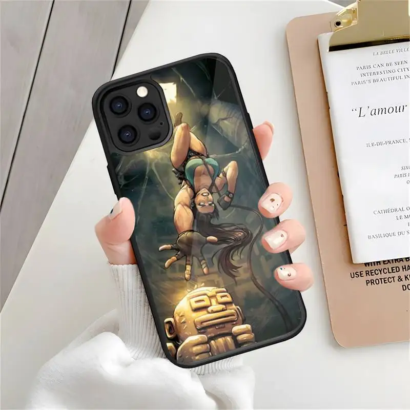 Tomb Raider Phone Case PC+TPU Design For Samsung Galaxy S22 S10 S21 S20 S30 Plus Ultra Note 10 Pro 20 Back Cover