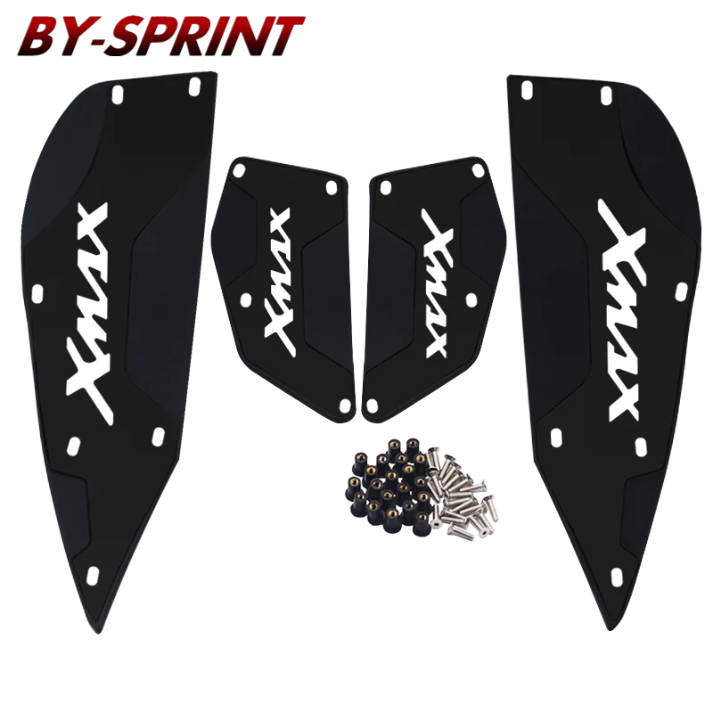 X-MAX Foot Pegs For XMAX 125 XMAX 250 XMAX 300 400 2017-2021 Motorbike Plate Skidproof Pedal Plate Modified Footrest Footpads