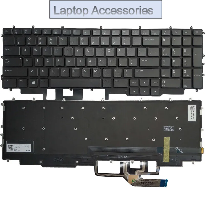 F 29CVF Laptop NEW FOR Alienware M17 R3 / M17 R4 US Keyboard RGB Backlit 029CVF