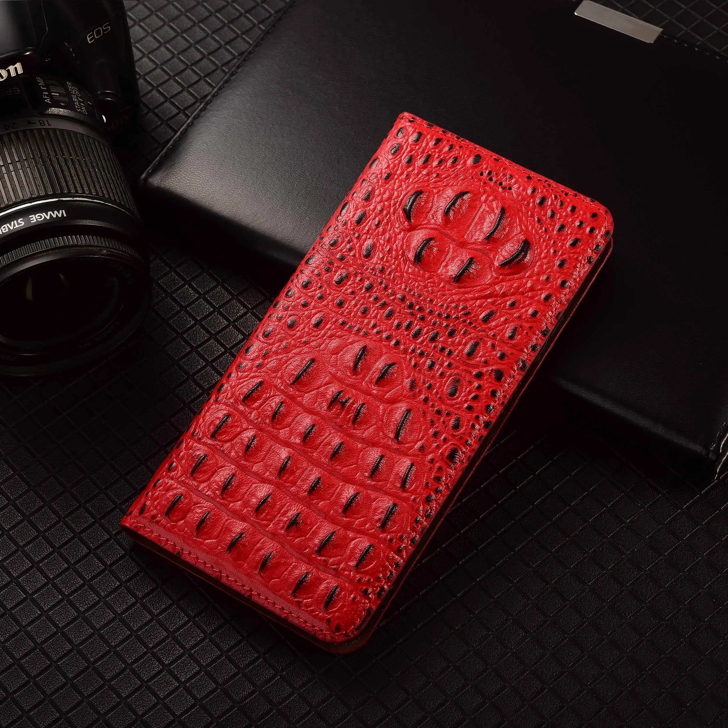 

Crocodile Claw Pattern For Realme GT Neo 2 3 3T 5 6 7 7X SE Turbo Genuine Leather Wallet Flip Phone Cover Case Cowhide Non-Slip