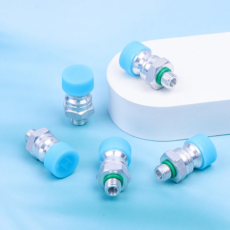 1 szt. zawór do ładowania R134a o długości 36 mm, uniwersalny, do lutowania na rurze, do klimatyzacji samochodowej, łatwy w użyciu, akcesoria samochodowe