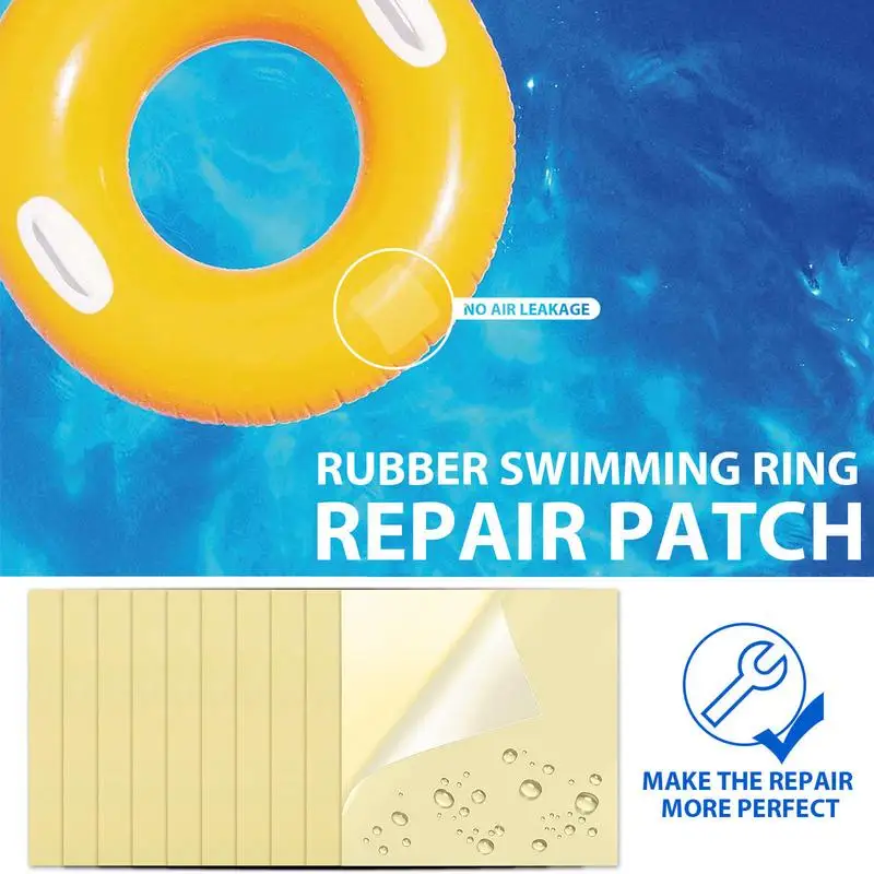 PVC Patch Kit For Inflatables Waterproof Air Mattress Patch Waterproof  PVC Repair Hole Patch Sticker Tape For Tent Yoga Ball Ka