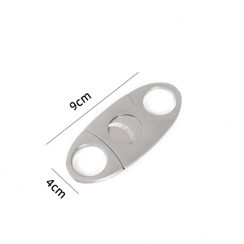 Stainless Steel Cigar Cutter Metal Classic Cutter Guillotine Cigar Scissors Gift Puncher Cutting Knife Cigar Accessory