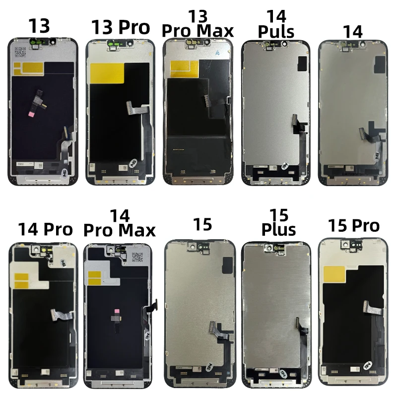 Super INCELL para iPhone X XR LCD XS MAX 11 12 Mini con Face ID y táctil, pantalla para iPhone 15 16 Pro 17 Pro Max 4