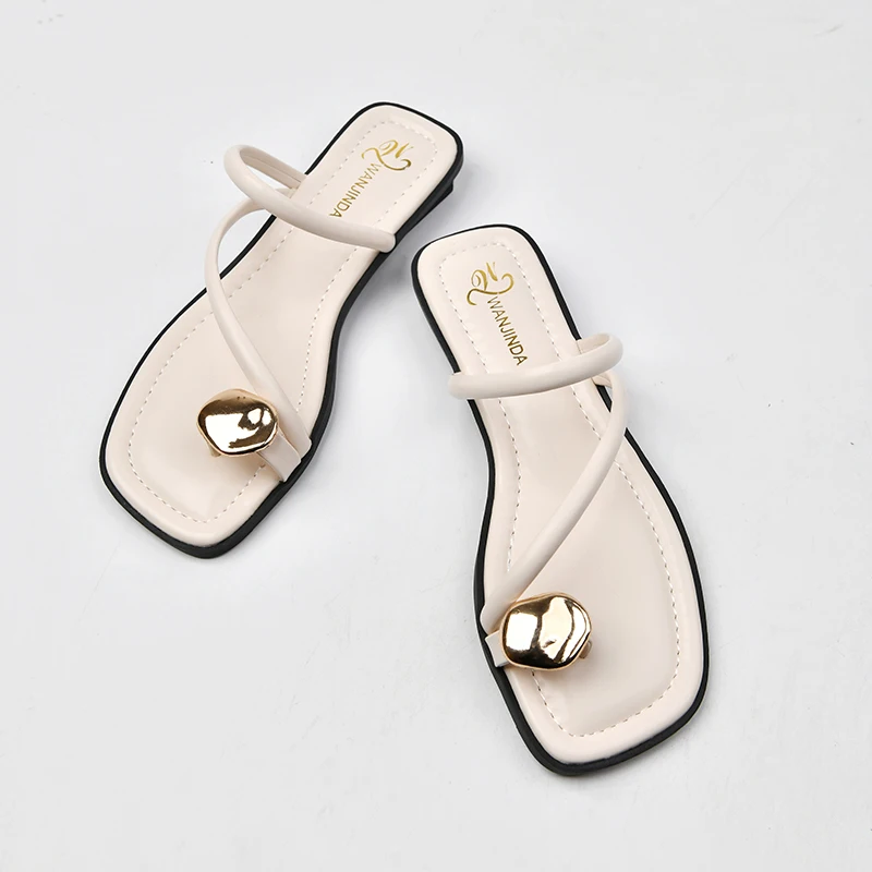 Women's Summer Beach Flip-Flop Toe Clip Slide Sandals