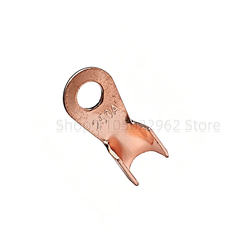 5Pcs OT Wire Terminal 3A 10A 20A 30A 40A 50A 60A 80A 100A  Red Copper Bare Nose Lugs Crimp Open Mouth Cable End Connector Splice