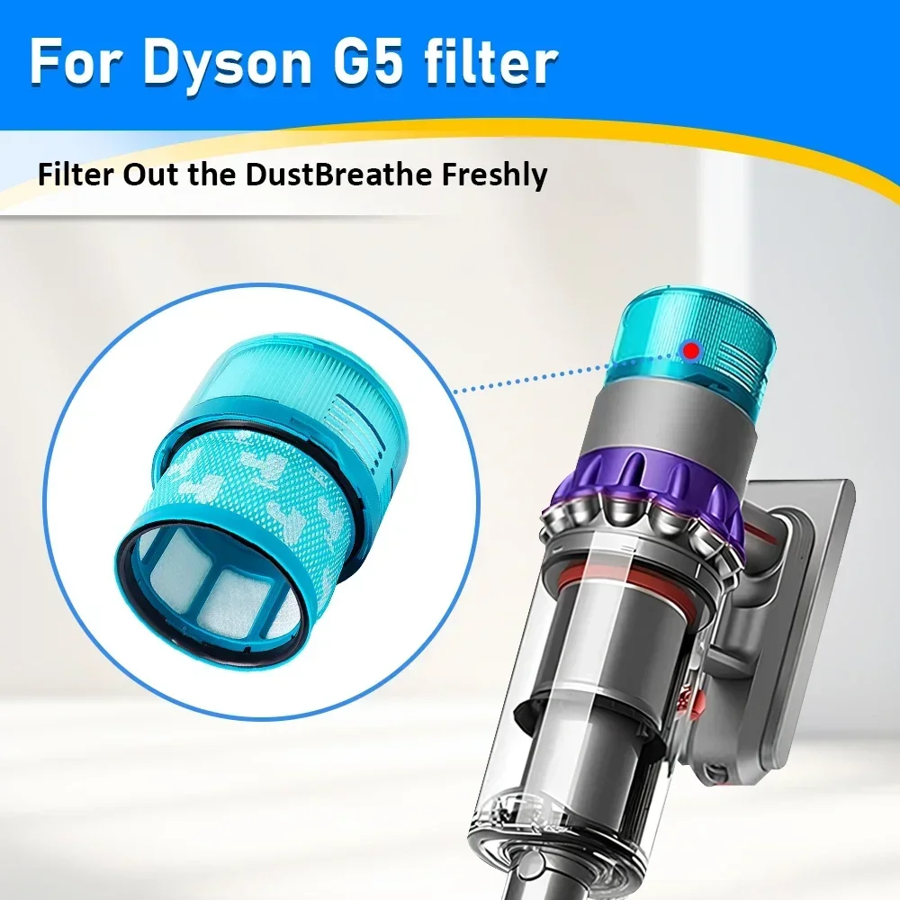 Heap Rear Filter Replacement For Dyson Gen5 Detect/Gen5 Outsize Fluffy Vacuum Cleaner Durable Filters Cleaning Tool Spare Parts