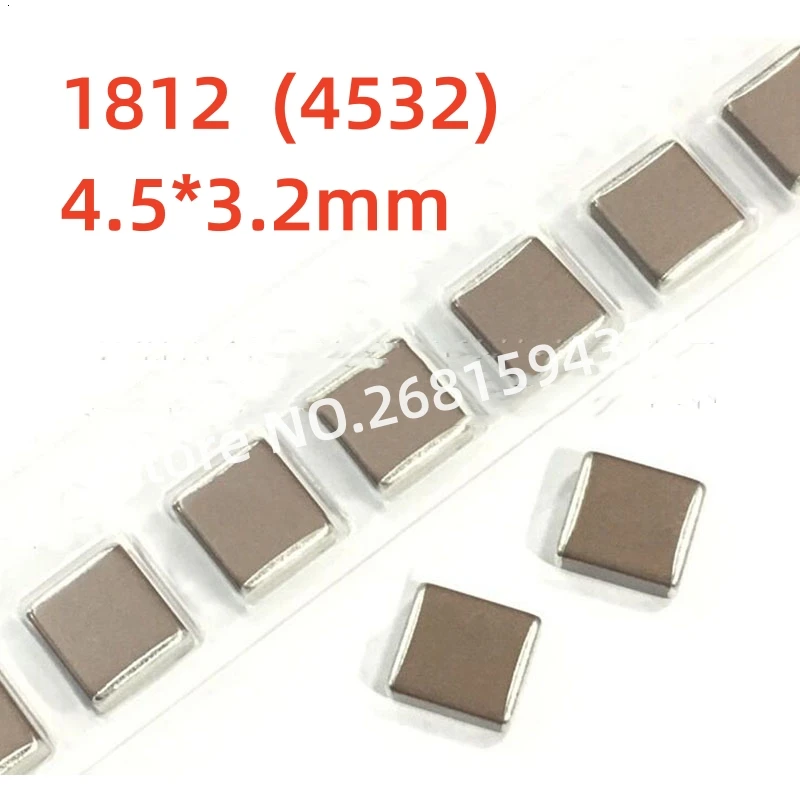 500PCS/reel/disk 1812 4532 4.5*3.2MM 10uf 106K capacitor SMD 10%  50V 25V 100V X5R CL43A106KB CL43A106KBC CL43A106KBA