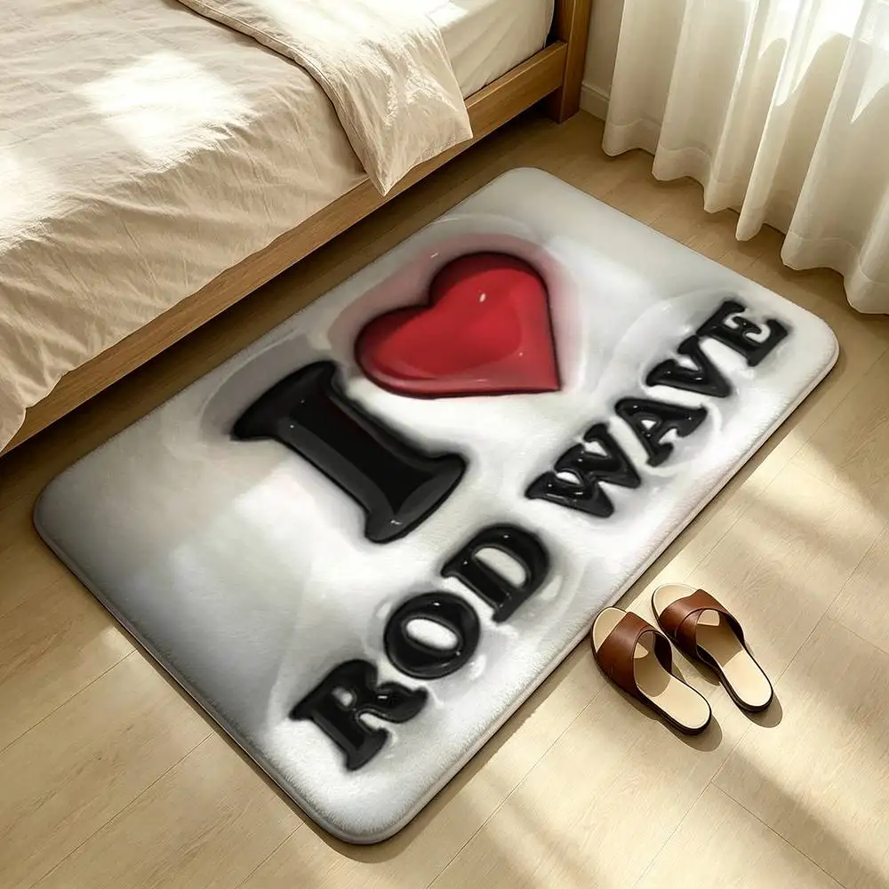 R-Rod W-Wave RW Singer Shower Room Absorbent Small Floor Mat Soft Comfortable Decorative Foot Mat
