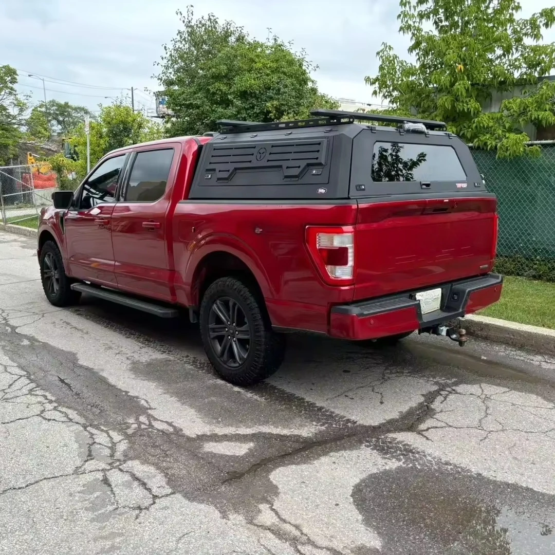 

For4X4 Accessories Pickup Truck Hard Top Camper Canopy for ford F150 5.5 ft Raptor Ranger Hardtop Ford Ranger With Roof Rack