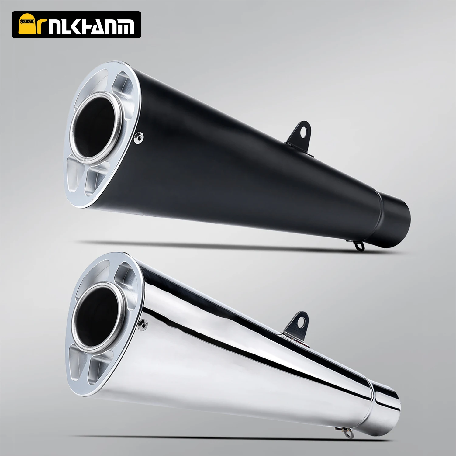 51mm universal motorcycle exhaust system modified BROCK Retro escape muffler for GSX1300 CM300 Ninja250 GSXS8 mt07 R1