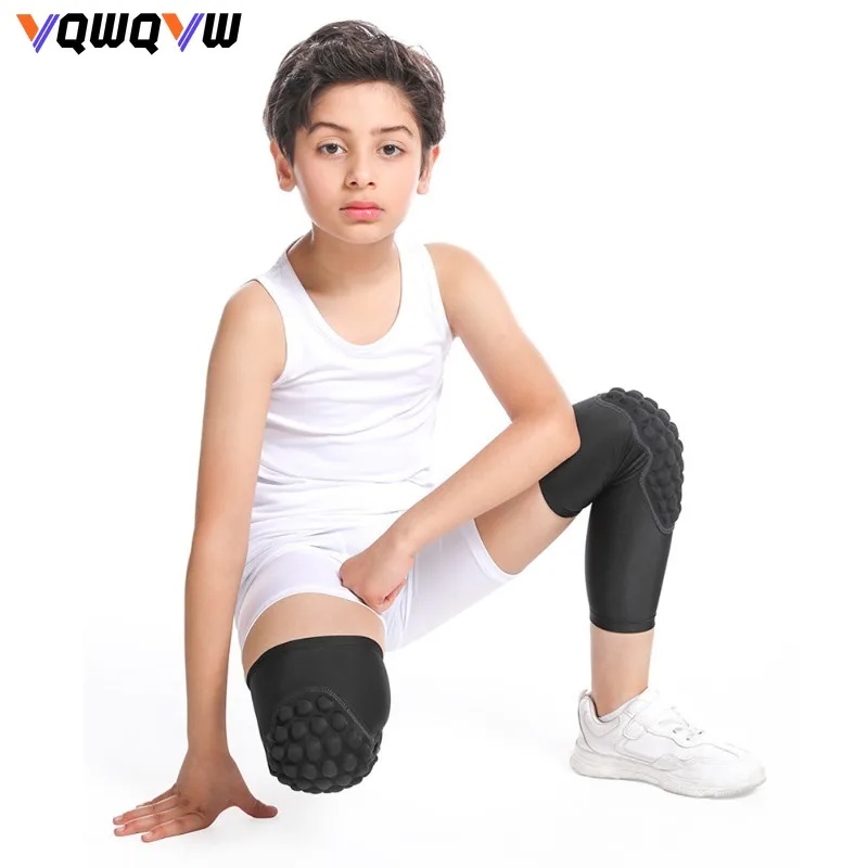 

1Pcs Knee Calf Padded Compression Leg Sleeve Thigh Sports Protective Gear Shin Brace Support for Football Basketball Volleyball