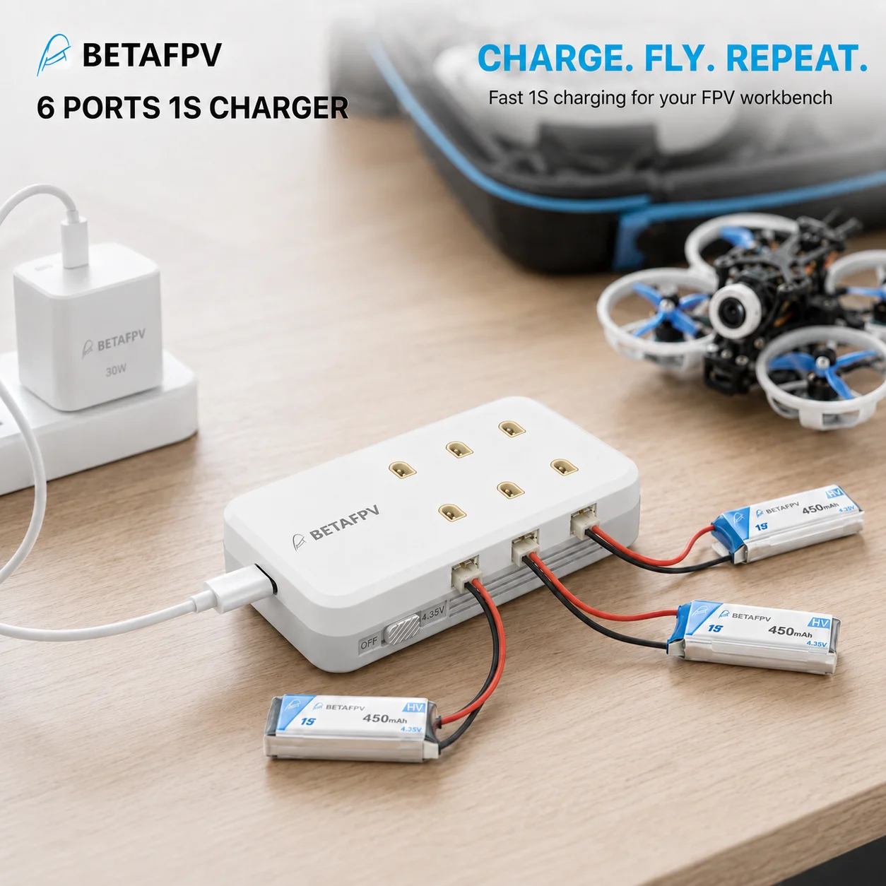 Carregador de Bateria BETAFPV  - Drone Battery Balance Charger avaliação e preço