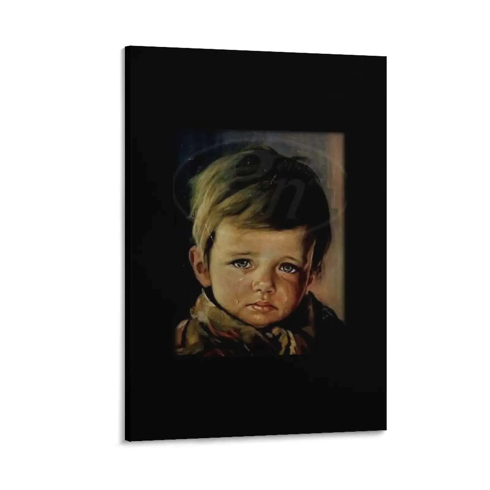 

The crying boy cursed painting Canvas Painting Decoration home Decor for room Decoration