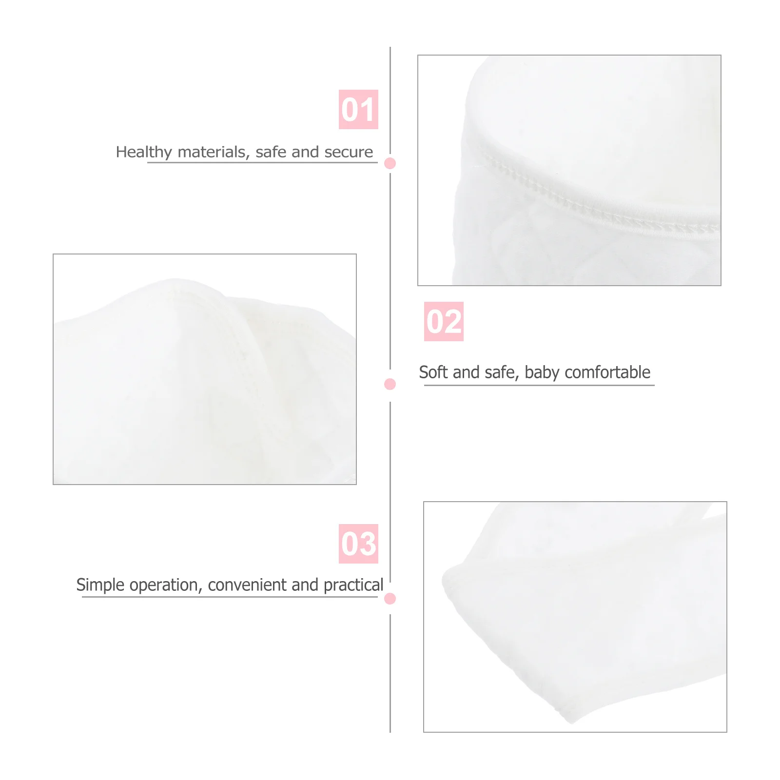 

10Pcs Baby Navel Belt Cotton Newborn Belly Button Band Breathable Infant Umbilical Protective Belly Wrap Newborn Navel Belt