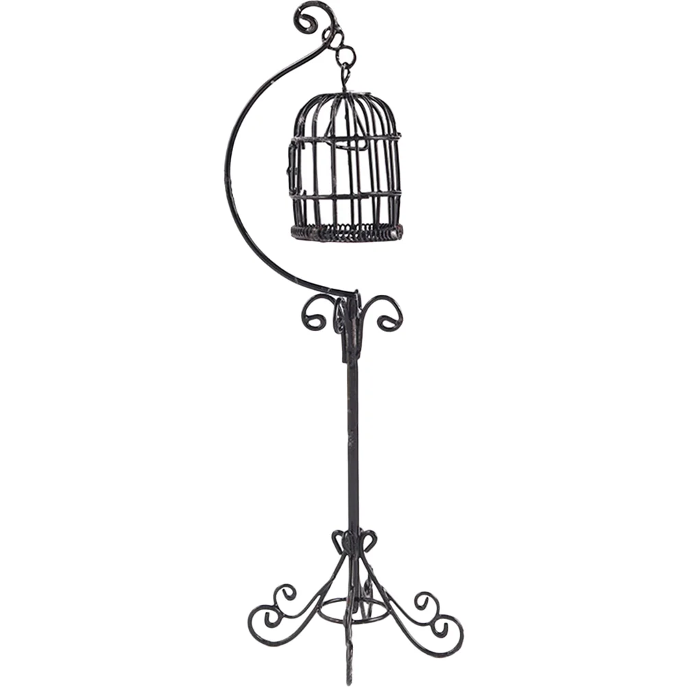 Birdcage Miniature Decoration House Accessory Micro Landscape Toy Decorate Kids Toys Tiny Accessories Alloy