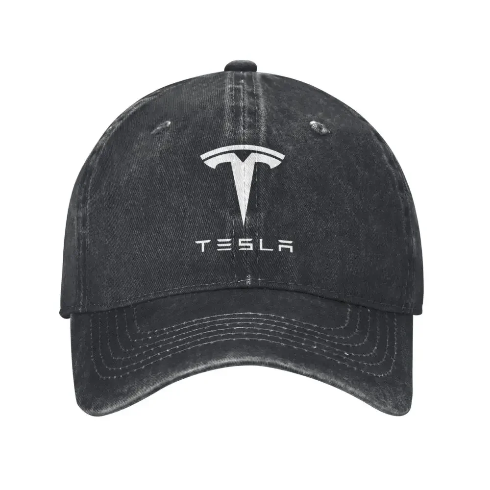 Teslas Baseball Cap Men Women Snapback Trucker Fashion Mesh Hat Outdoor Sport Running Adjustable Gift