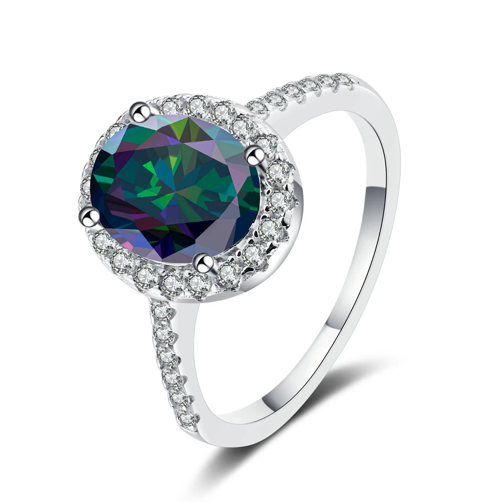 1 CT D Color Moissanite Fairy Ring For Women Moissanite Gemstone Rings S925 Silver Engagement Wedding Bands Fine Jewelry
