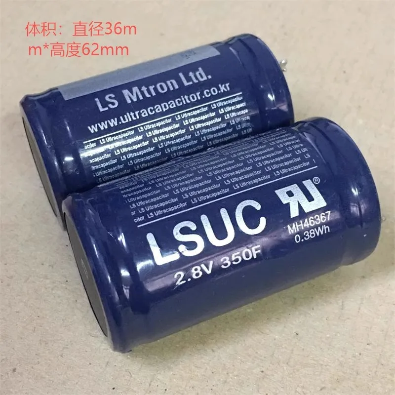 Capacitor do começo da emergência do módulo LSUC automático, capacitor super, original, coreano, 2.8V, 350F