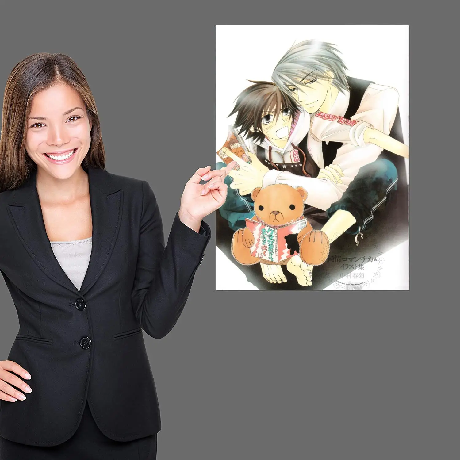 junjou romantica Anime Video Game Canvas Art Poster and Wall Art Picture Print Modern Family bedroom Decor Posters