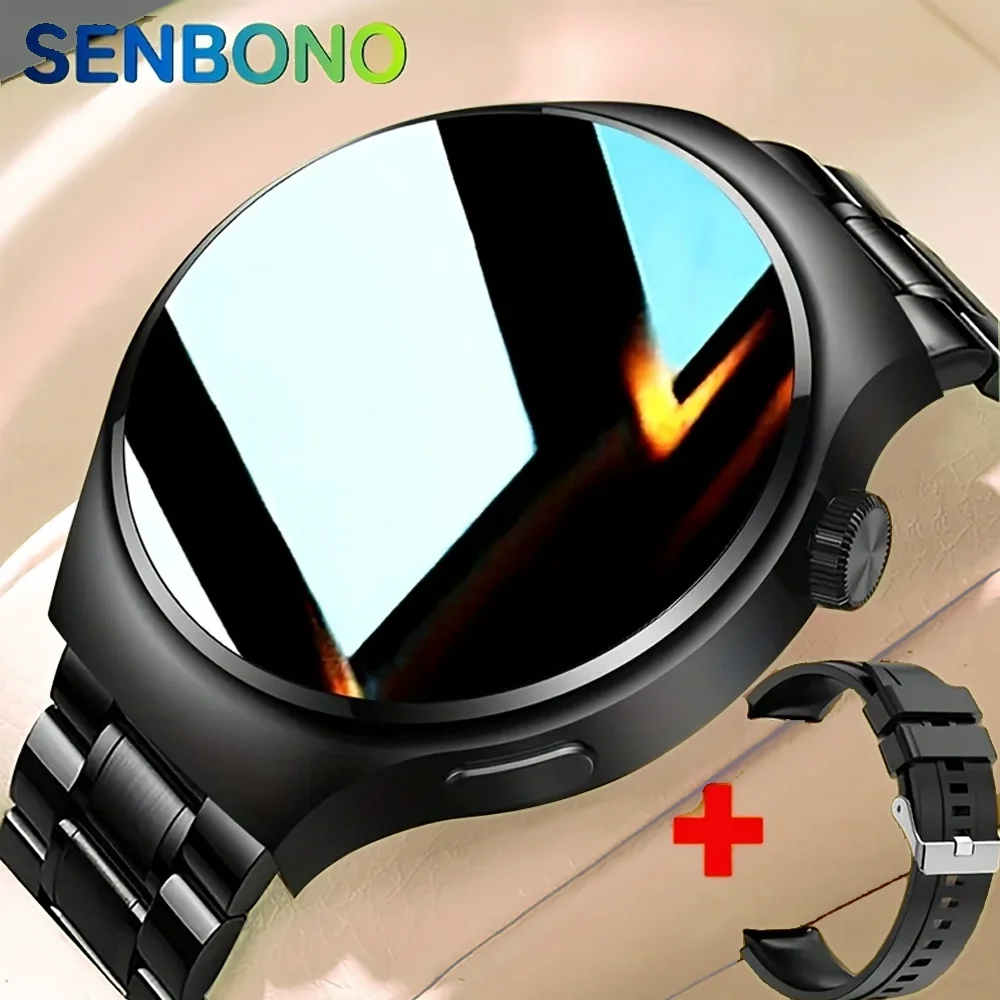

SENBONO For Huawei Xiaomi Smart Watch Men HD Screen APP GPS Map Heart Rate Bluetooth Call IP68 Waterproof SmartWatch 2025 New