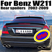 For Mercedes Benz E-Class W211 E180 200 260 300 320 240 230 280 35 2002-2009 Rear trunk cover spoiler Rear wing Airfoil