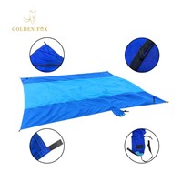 Mat outdoor nylon mat nylon cloth picnic beach mat Sand proof folding blankets, pocket mattresses, portable lightweight picnic