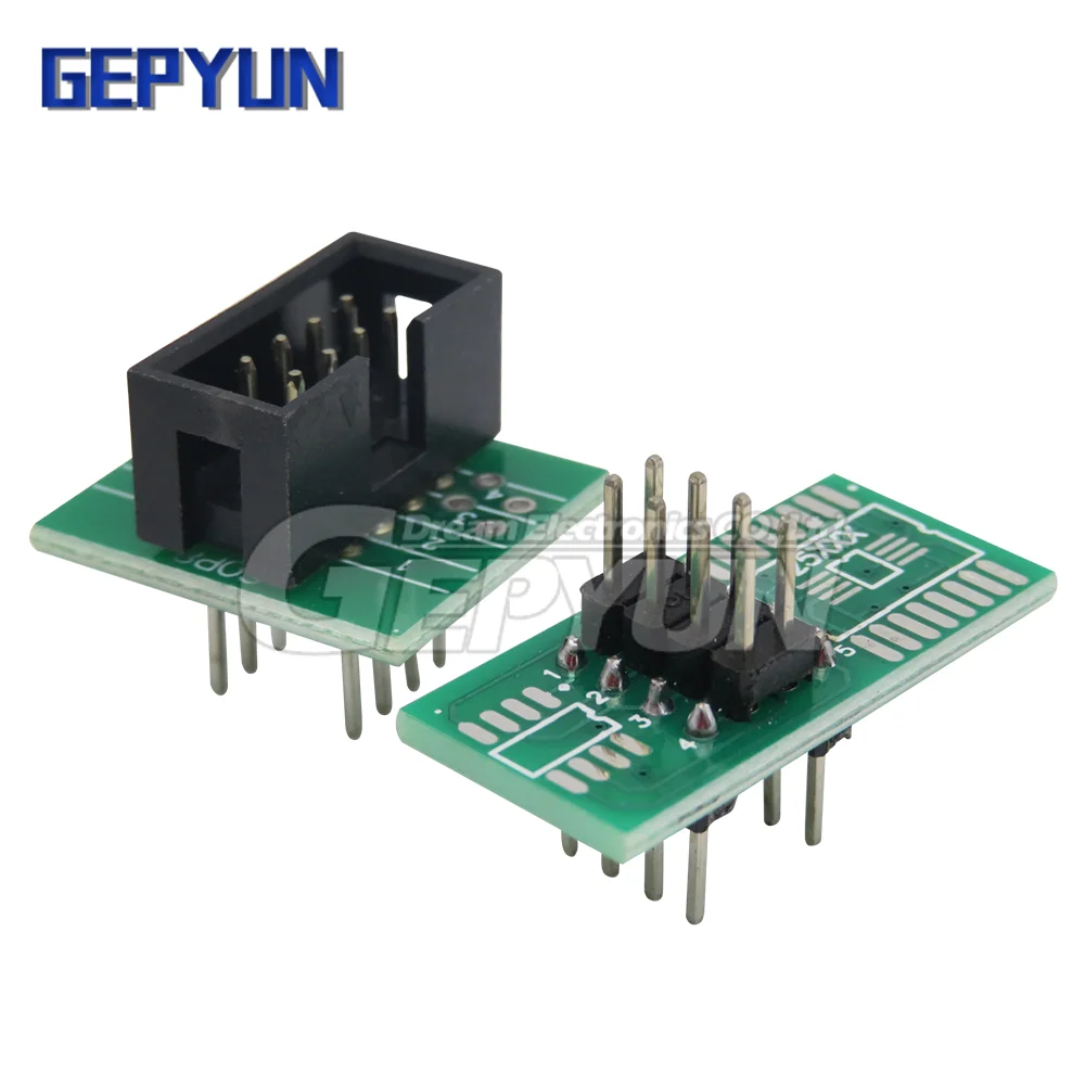 Update version Programmer Testing Clip SOIC8 SOP8 Test Clip For EEPROM 93CXX / 25CXX / 24CXX in-circuit programming+2 adapters