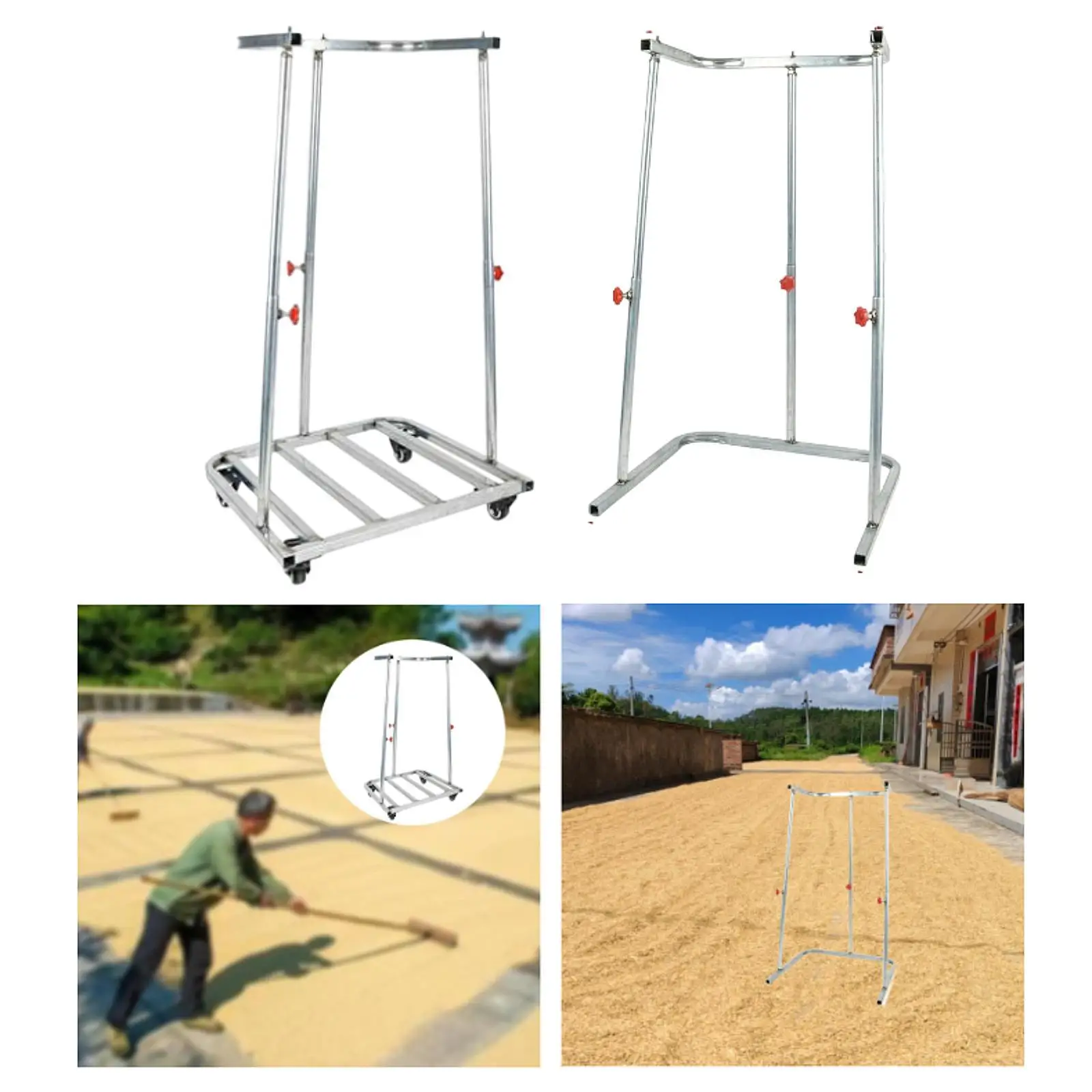 Bag Support Heavy Duty Multiuse Portable Grain Loading Practical Bag Holder