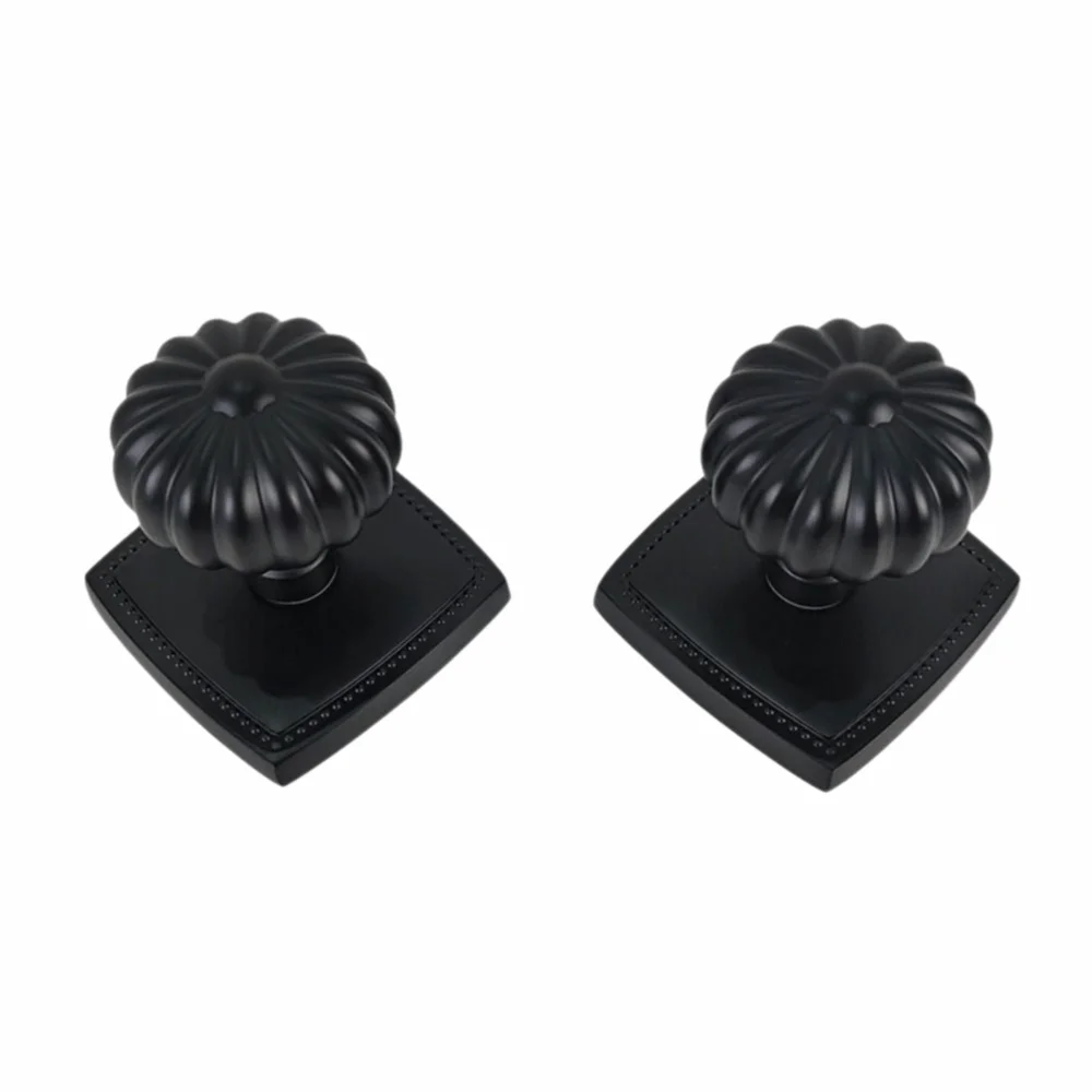 سبائك الزنك قفل الباب غير مرئية لسان واحد النحاس على الوجهين قفل المغناطيسي اليقطين شكل اليقطين قفل صامت الباب الفرنسي #5