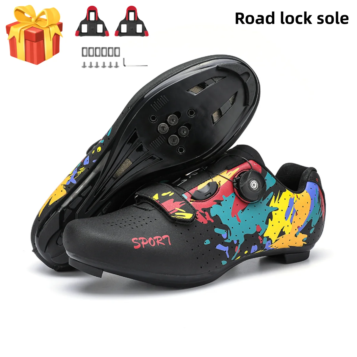 Herbst- und Winter-Fahrradschuhe, Unisex, mit robuster Sohle, geeignet für Straßen- und Mountainbikes, professionelles Fahrradzubehör, ideal zum Radfahren. – Detail 15