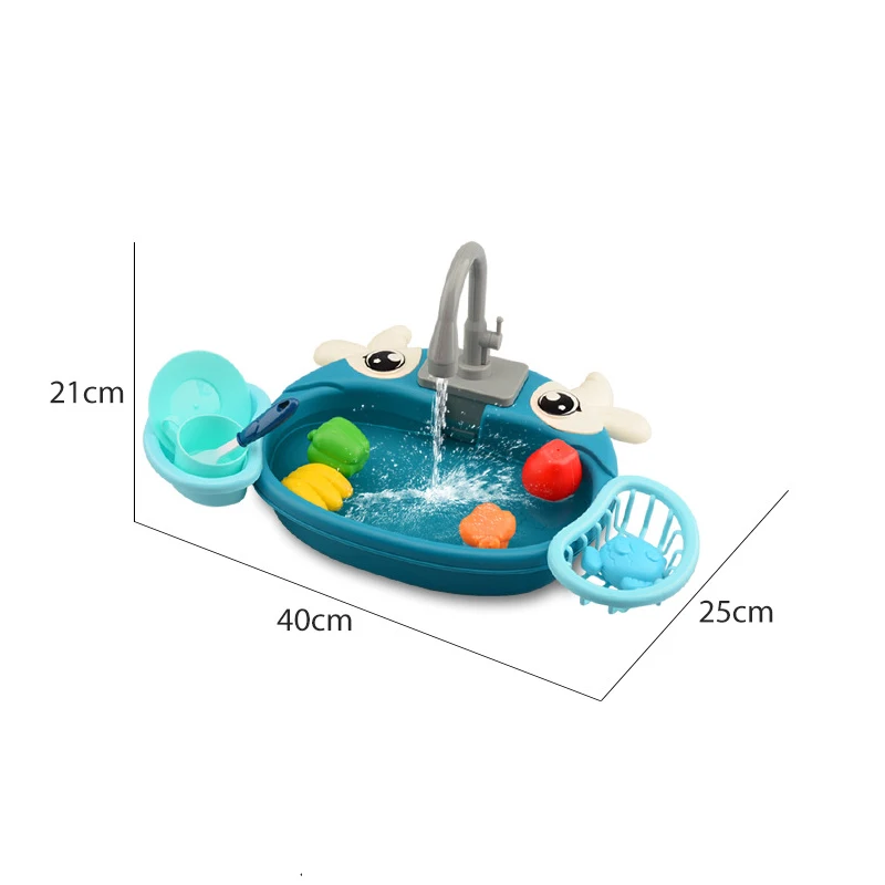 مجموعة ألعاب حوض المطبخ للأطفال ، غسالة الصحون الكهربائية ، لعبة التظاهر بالطعام المصغر ، لعبة المنزل للأطفال ، محاكاة للفتيات ، لعب الأدوار