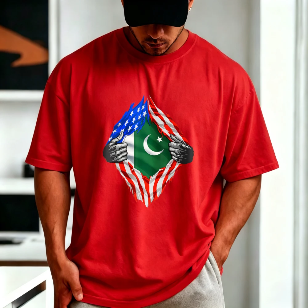 Pakistan-Amerika-Flaggen-Grafi – Women Fashion Pakistan Bewertung und Preis