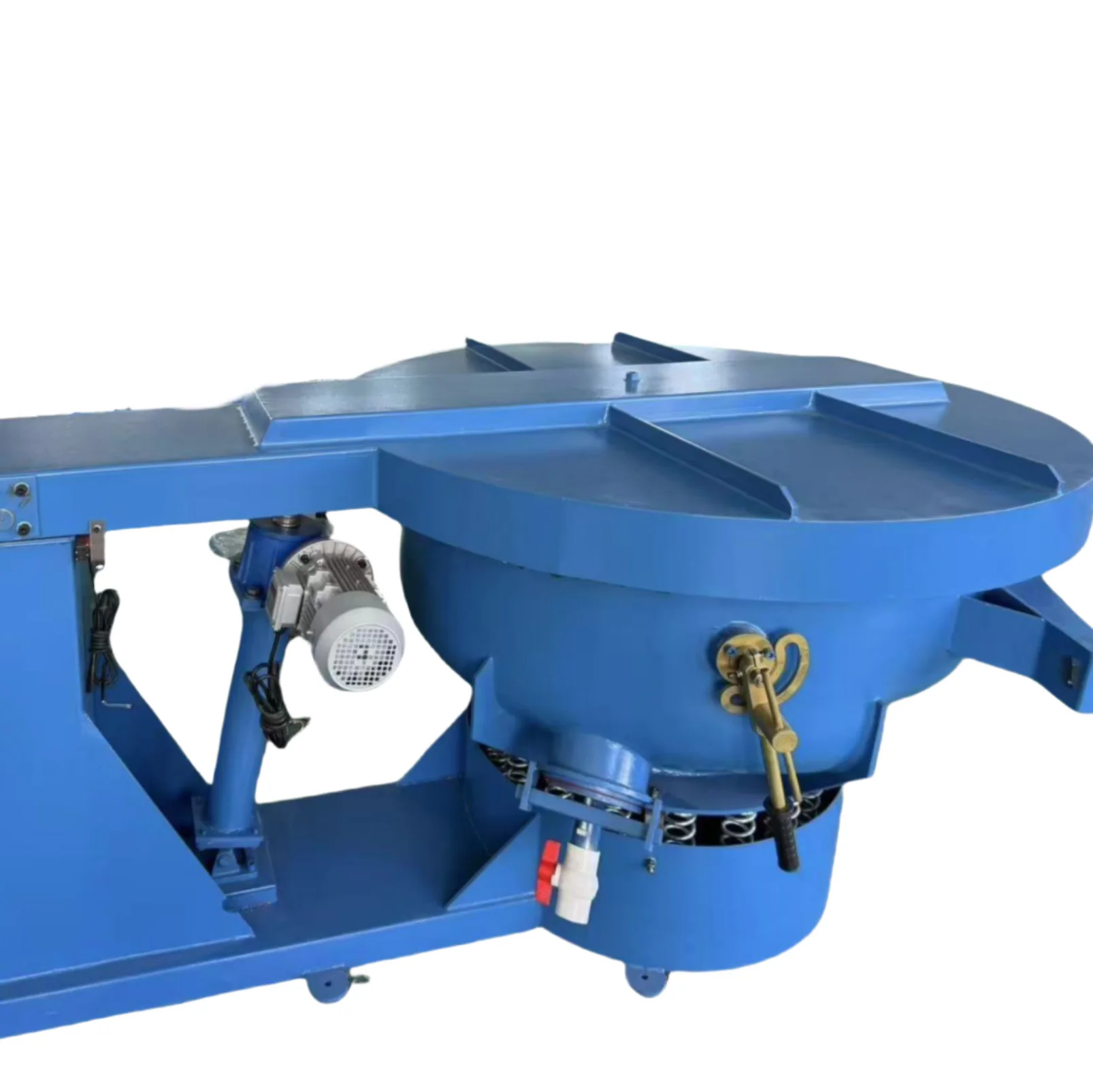 Vibratory Tumbler Polishing Machine Motor Gearbox 3kW Eco-Friendly Professional Timesaver 2-Year Warranty 500kg CN