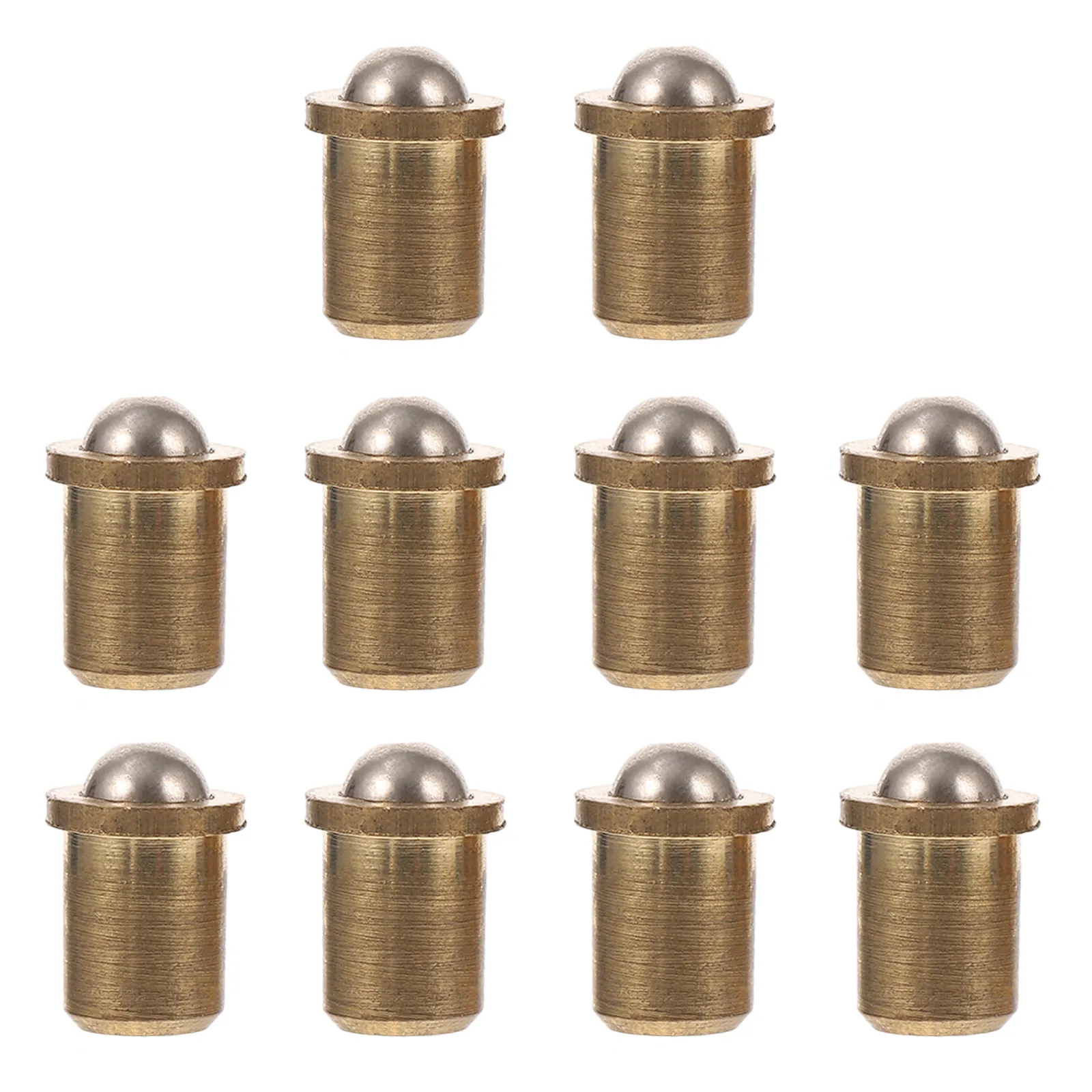 10Pcs Copper Ball Catch Latch Furniture Door Spring Ball Catch Lock Closet Door Secure Closure Furniture Spring Latch